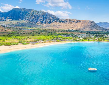 Makaha Beach and Makaha Valley