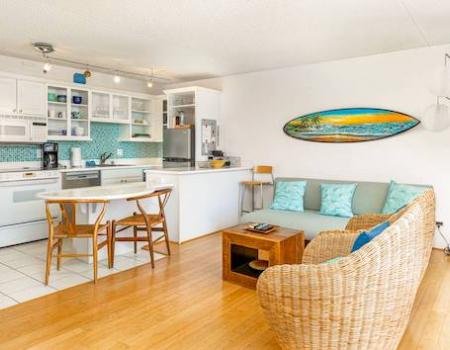 A beach vacation rental in the Waikiki Banyan